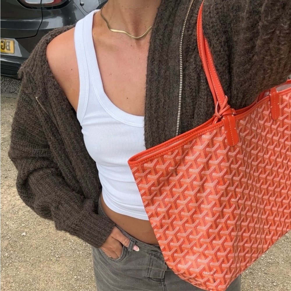 Stylish Orange  Tote Bag 🧡